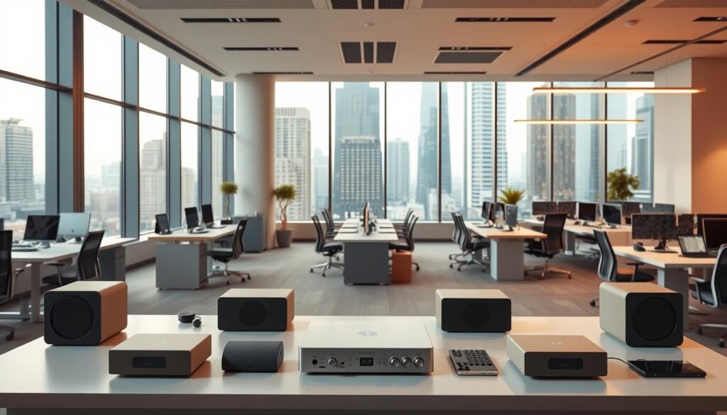 Multi-room audio solutions for flexible workspaces Multi-room audio solutions for flexible workspaces
