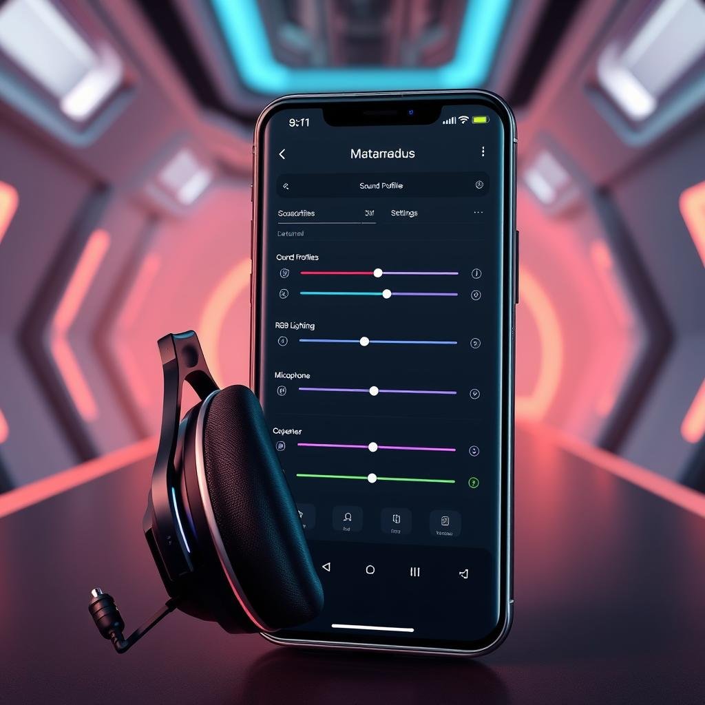 Gaming headset companion app