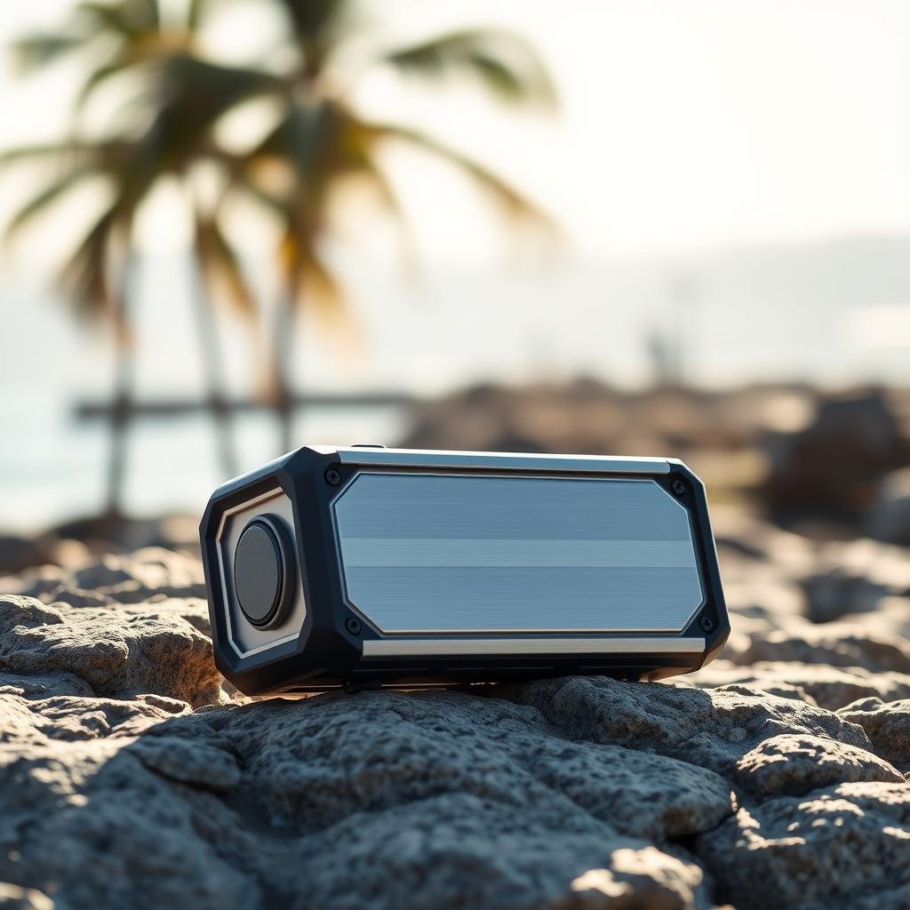 Waterproof Bluetooth speaker with long battery life