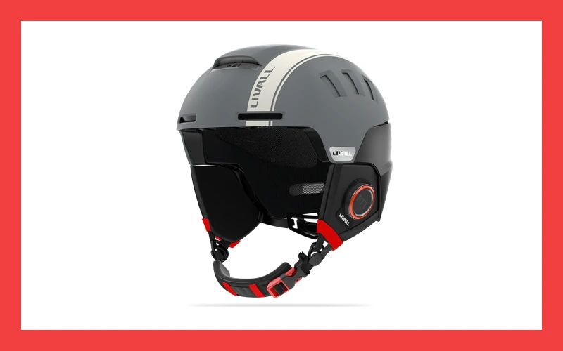 LIVALL RS1 smart ski helmet with long battery life