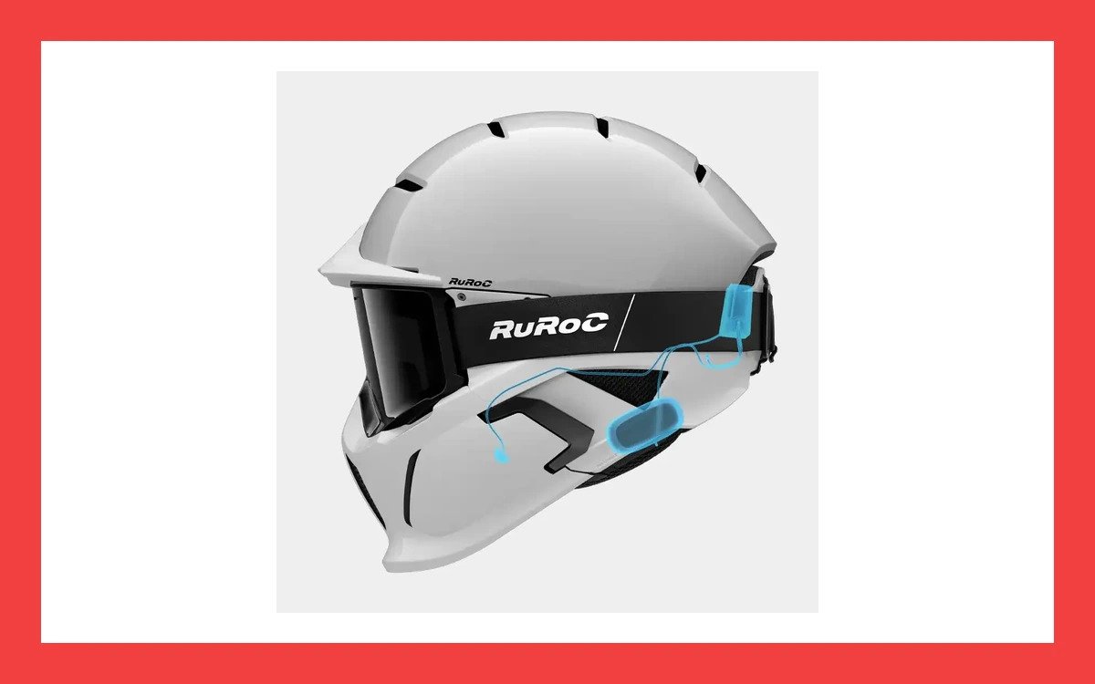 Ruroc ATLAS 4.0 with Shockwave — smart motorcycle helmet with Bluetooth, matte black