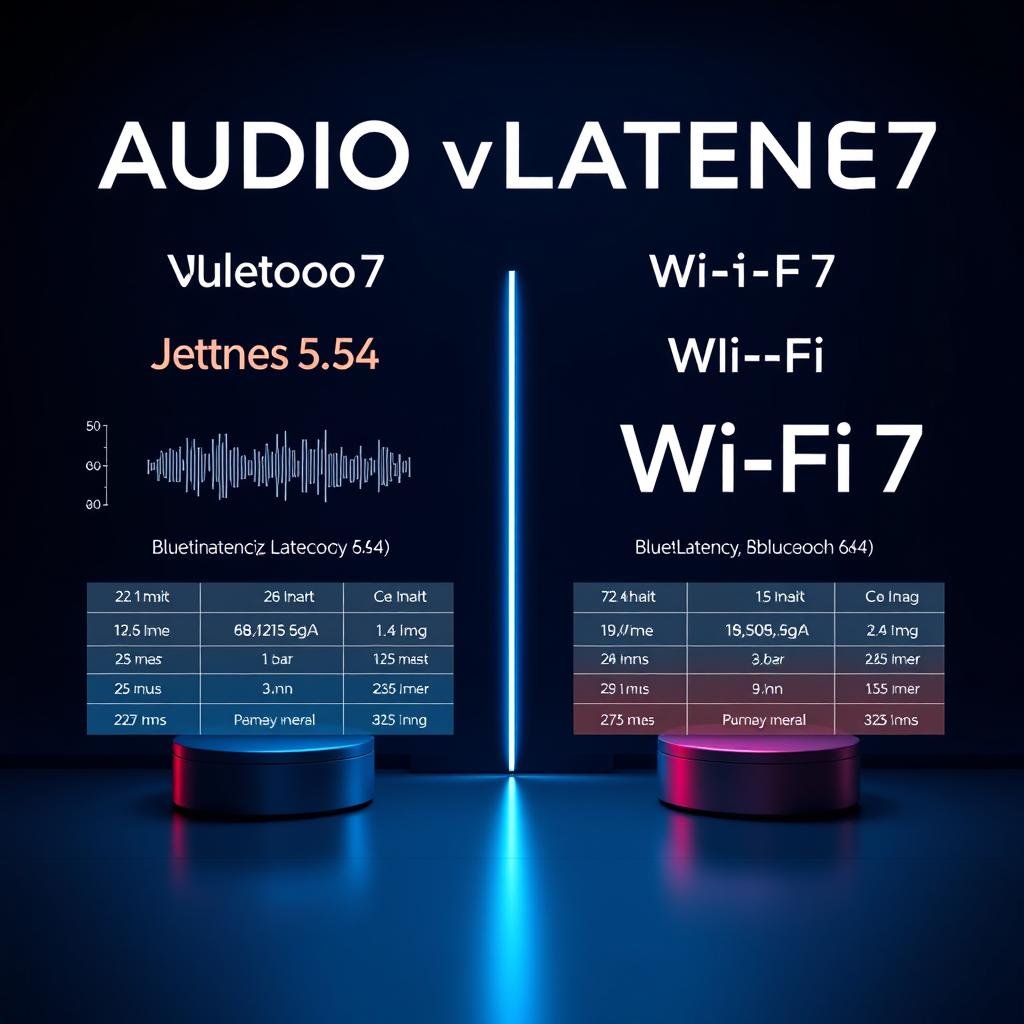 Diagram showing Bluetooth for personal audio and Wi-Fi for home audio